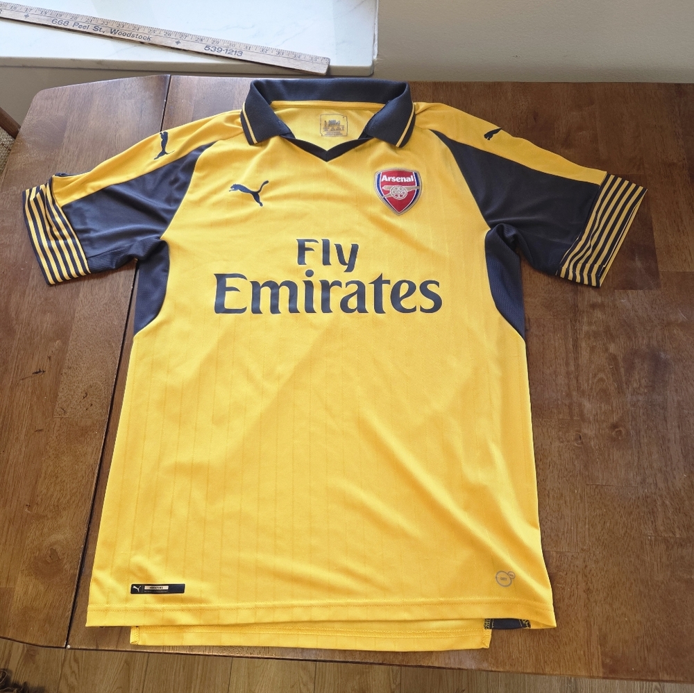 Arsenal 2016 - 2017 Away football soccer Puma shirt jersey kit mens medium